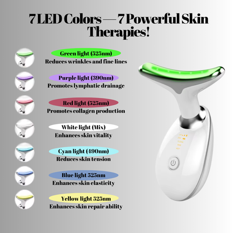 GlowLuxe™ Anti-Aging Face & Neck Massager